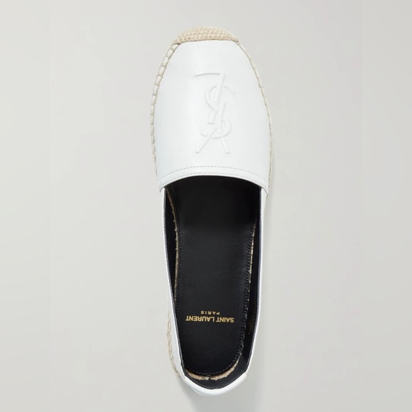 Saint Laurent White Espadrilles W/Logo - Picture 3 of 3